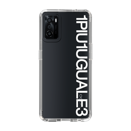 Slim Protection Case for OPPO A55s 5G［ 1PIU1UGUALE3 - Logo - White ］