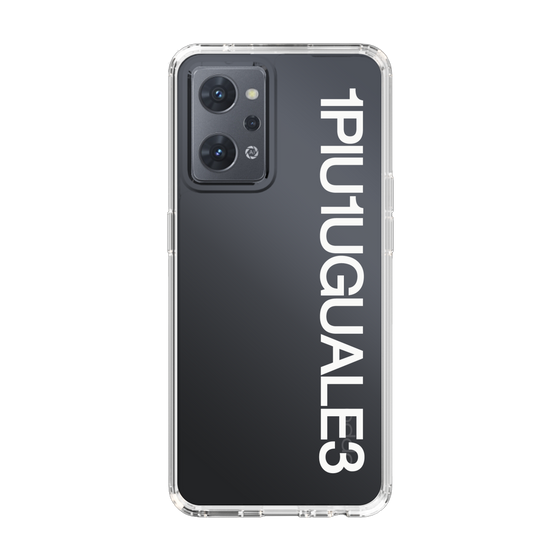 Slim Protection Case for OPPO Reno7 A［ 1PIU1UGUALE3 - Logo - White ］
