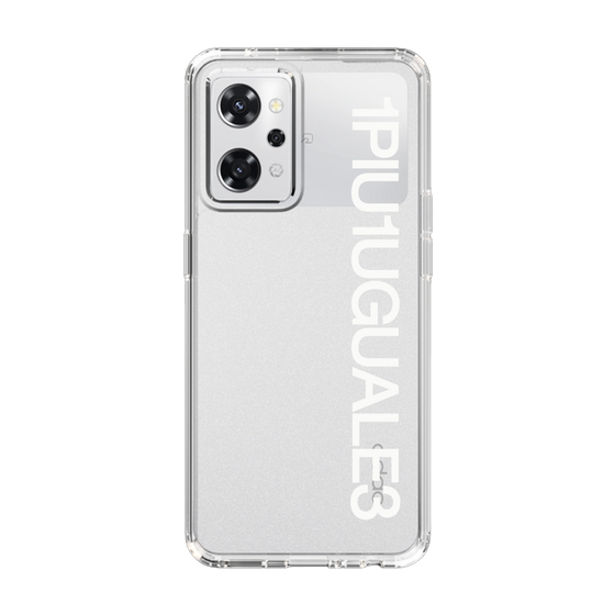 Slim Protection Case for OPPO Reno9 A［ 1PIU1UGUALE3 - Logo - White ］
