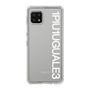 Slim Protection Case for SHARP AQUOS sense6［ 1PIU1UGUALE3 - Logo - White ］