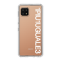 Slim Protection Case for SHARP AQUOS sense6［ 1PIU1UGUALE3 - Logo - White ］