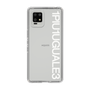 Slim Protection Case for SHARP AQUOS zero6［ 1PIU1UGUALE3 - Logo - White ］