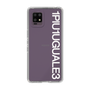 Slim Protection Case for SHARP AQUOS zero6［ 1PIU1UGUALE3 - Logo - White ］