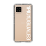 Slim Protection Case for SHARP AQUOS sense5G［ 1PIU1UGUALE3 - Logo - White ］