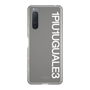 Slim Protection Case for SONY Xperia 5 II［ 1PIU1UGUALE3 - Logo - White ］