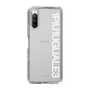 Slim Protection Case for SONY Xperia 10 III［ 1PIU1UGUALE3 - Logo - White ］