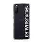 Slim Protection Case for SONY Xperia 10 III［ 1PIU1UGUALE3 - Logo - White ］