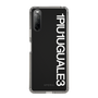 Slim Protection Case for SONY Xperia 10 II［ 1PIU1UGUALE3 - Logo - White ］