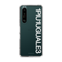 Slim Protection Case for SONY Xperia 1 III［ 1PIU1UGUALE3 - Logo - White ］