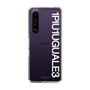 Slim Protection Case for SONY Xperia 1 III［ 1PIU1UGUALE3 - Logo - White ］