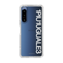 Slim Protection Case for SONY Xperia 5 IV［ 1PIU1UGUALE3 - Logo - White ］