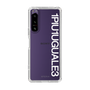 Slim Protection Case for SONY Xperia 5 IV［ 1PIU1UGUALE3 - Logo - White ］