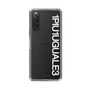 Slim Protection Case for SONY Xperia 10 V［ 1PIU1UGUALE3 - Logo - White ］