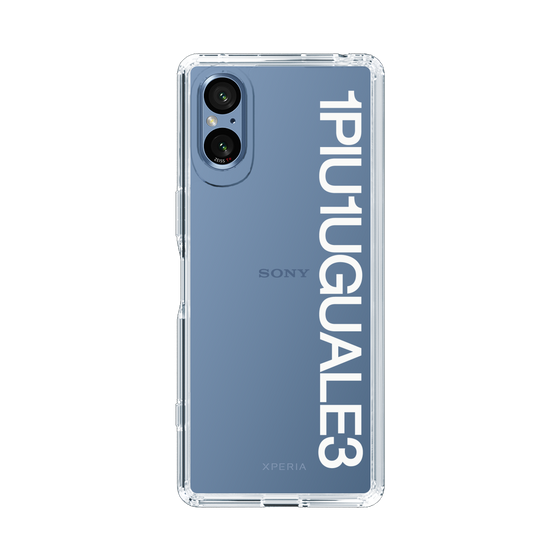 Slim Protection Case for SONY Xperia 5 V［ 1PIU1UGUALE3 - Logo - White ］
