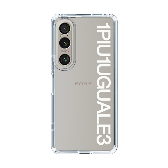 Slim Protection Case for SONY Xperia 1 VI［ 1PIU1UGUALE3 - Logo - White ］