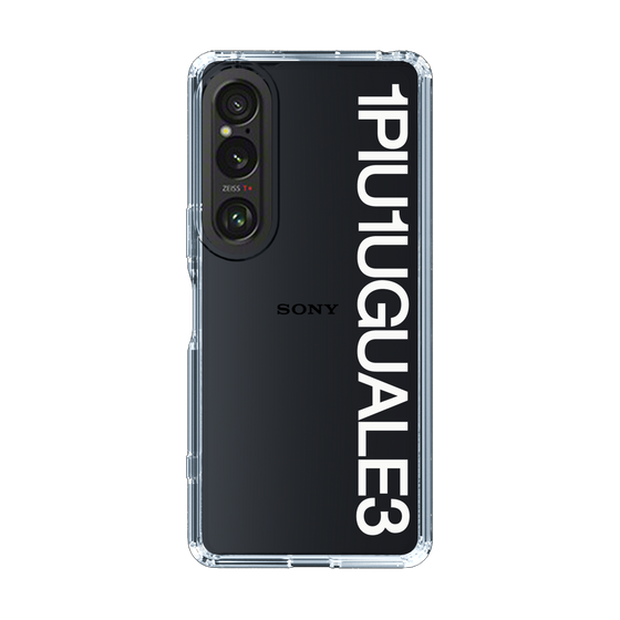 Slim Protection Case for SONY Xperia 1 VI［ 1PIU1UGUALE3 - Logo - White ］