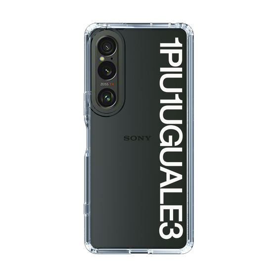 Slim Protection Case for SONY Xperia 1 VI［ 1PIU1UGUALE3 - Logo - White ］