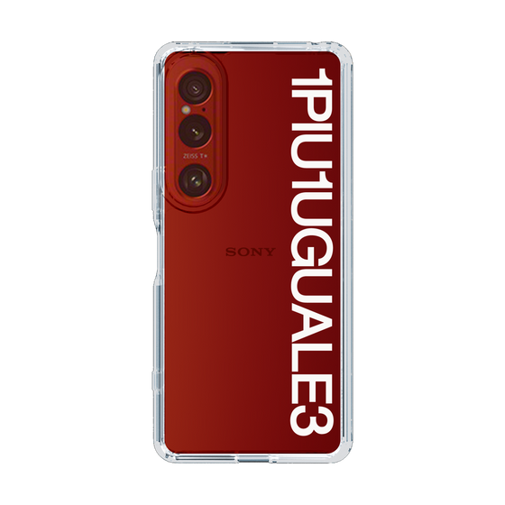 Slim Protection Case for SONY Xperia 1 VI［ 1PIU1UGUALE3 - Logo - White ］