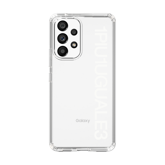 Slim Protection Case for Samsung Galaxy A53 5G［ 1PIU1UGUALE3 - Logo - White ］