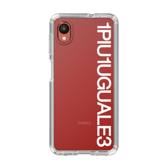 Slim Protection Case for Samsung Galaxy A23 5G［ 1PIU1UGUALE3 - Logo - White ］