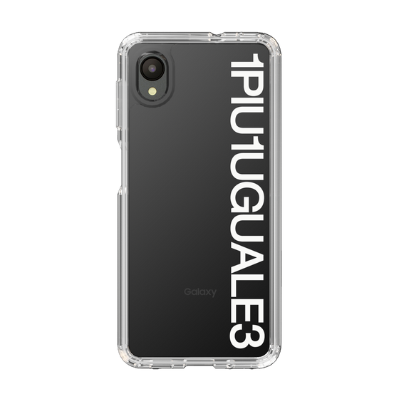 Slim Protection Case for Samsung Galaxy A23 5G［ 1PIU1UGUALE3 - Logo - White ］