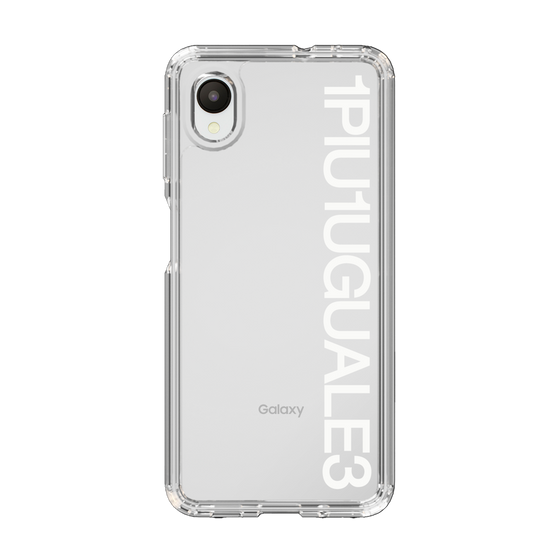 Slim Protection Case for Samsung Galaxy A23 5G［ 1PIU1UGUALE3 - Logo - White ］
