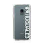 Slim Protection Case for Samsung Galaxy S9［ 1PIU1UGUALE3 - Logo - White ］