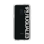 Slim Protection Case for Samsung Galaxy S9［ 1PIU1UGUALE3 - Logo - White ］