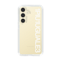 Slim Protection Case for Samsung Galaxy S24［ 1PIU1UGUALE3 - Logo - White ］