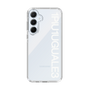 Slim Protection Case for Samsung Galaxy A55［ 1PIU1UGUALE3 - Logo - White ］