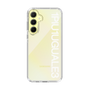 Slim Protection Case for Samsung Galaxy A55［ 1PIU1UGUALE3 - Logo - White ］