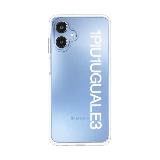 Slim Protection Case［ 1PIU1UGUALE3 - Logo - White ］