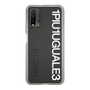 Slim Protection Case for Xiaomi Redmi 9T［ 1PIU1UGUALE3 - Logo - White ］