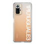 Slim Protection Case for Xiaomi Redmi Note 10 Pro［ 1PIU1UGUALE3 - Logo - White ］