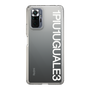 Slim Protection Case for Xiaomi Redmi Note 10 Pro［ 1PIU1UGUALE3 - Logo - White ］
