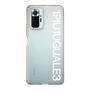 Slim Protection Case for Xiaomi Redmi Note 10 Pro［ 1PIU1UGUALE3 - Logo - White ］