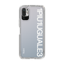 Slim Protection Case for Xiaomi Redmi Note10 JE［ 1PIU1UGUALE3 - Logo - White ］