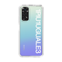 Slim Protection Case for Xiaomi Redmi Note 11［ 1PIU1UGUALE3 - Logo - White ］