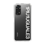 Slim Protection Case for Xiaomi Redmi Note 11［ 1PIU1UGUALE3 - Logo - White ］