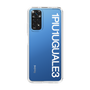 Slim Protection Case for Xiaomi Redmi Note 11［ 1PIU1UGUALE3 - Logo - White ］