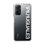 Slim Protection Case for Xiaomi Redmi Note 11 Pro［ 1PIU1UGUALE3 - Logo - White ］