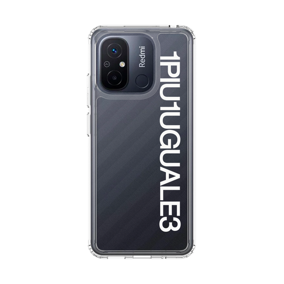 Slim Protection Case［ 1PIU1UGUALE3 - Logo - White ］