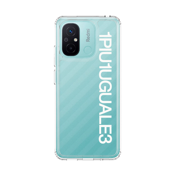 Slim Protection Case［ 1PIU1UGUALE3 - Logo - White ］