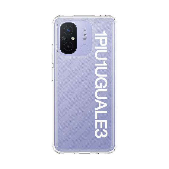 Slim Protection Case［ 1PIU1UGUALE3 - Logo - White ］