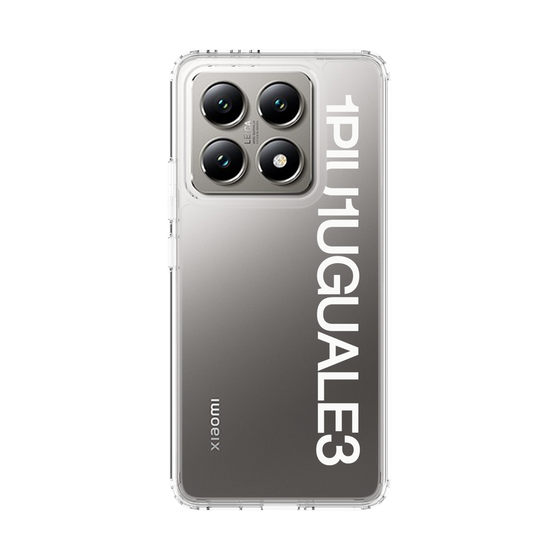 Slim Protection Case［ 1PIU1UGUALE3 - Logo - White ］