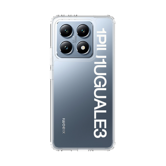 Slim Protection Case［ 1PIU1UGUALE3 - Logo - White ］