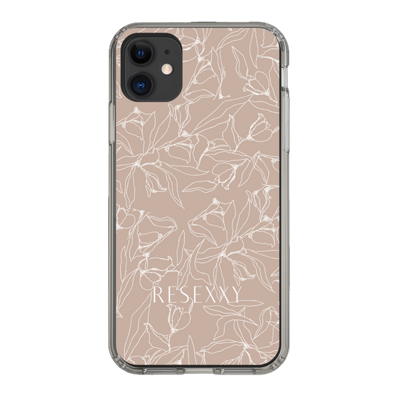 Slim Protection Case［ RESEXXY - Flower - Beige ］
