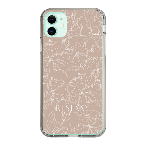 Slim Protection Case［ RESEXXY - Flower - Beige ］