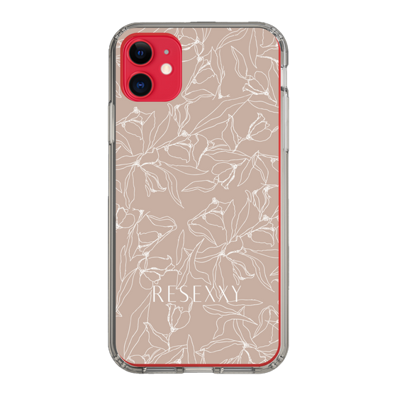 Slim Protection Case［ RESEXXY - Flower - Beige ］