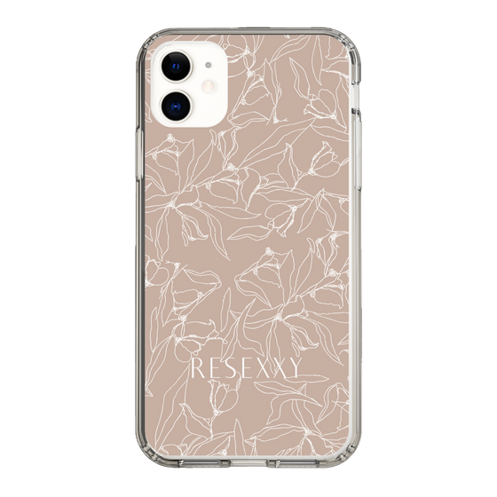 Slim Protection Case［ RESEXXY - Flower - Beige ］